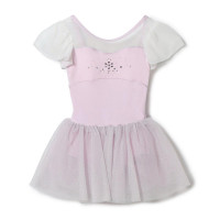 スカート付レオタード(ベビーピンク-100)