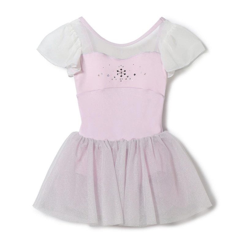 スカート付レオタード(ベビーピンク-120)