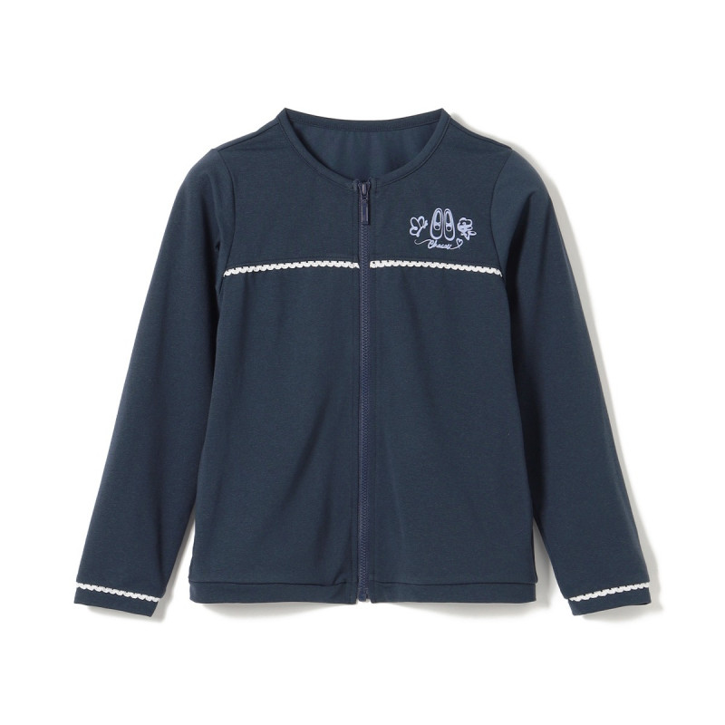 ウォームアップジャケット(ネイビー-120)