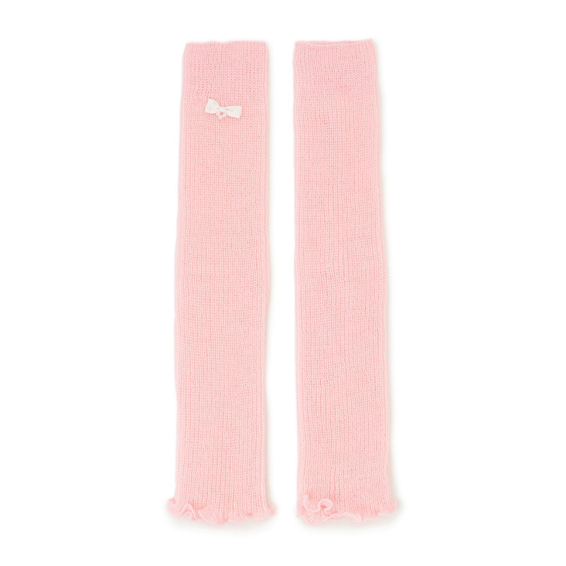 キッズ レッグウォーマー(ベビーピンク-キッズフリー)
