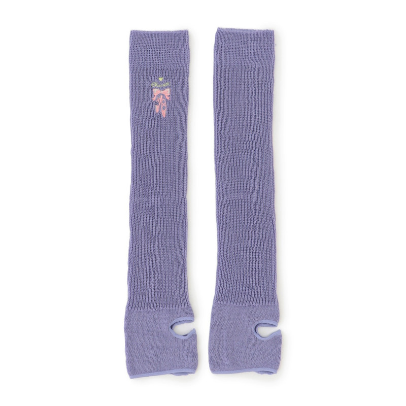 キッズ レッグウォーマー(ラベンダー-キッズフリー)