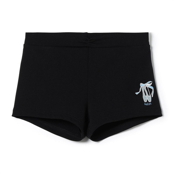 ショートスパッツ(ブラック-120〜130)