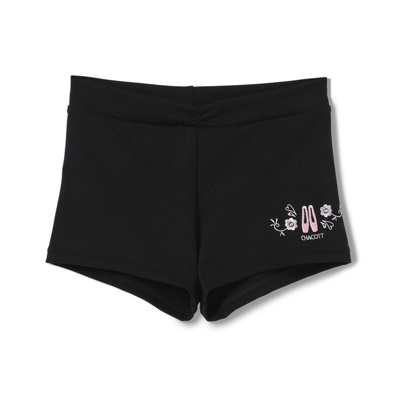 ショートスパッツ(ブラック-120〜130)