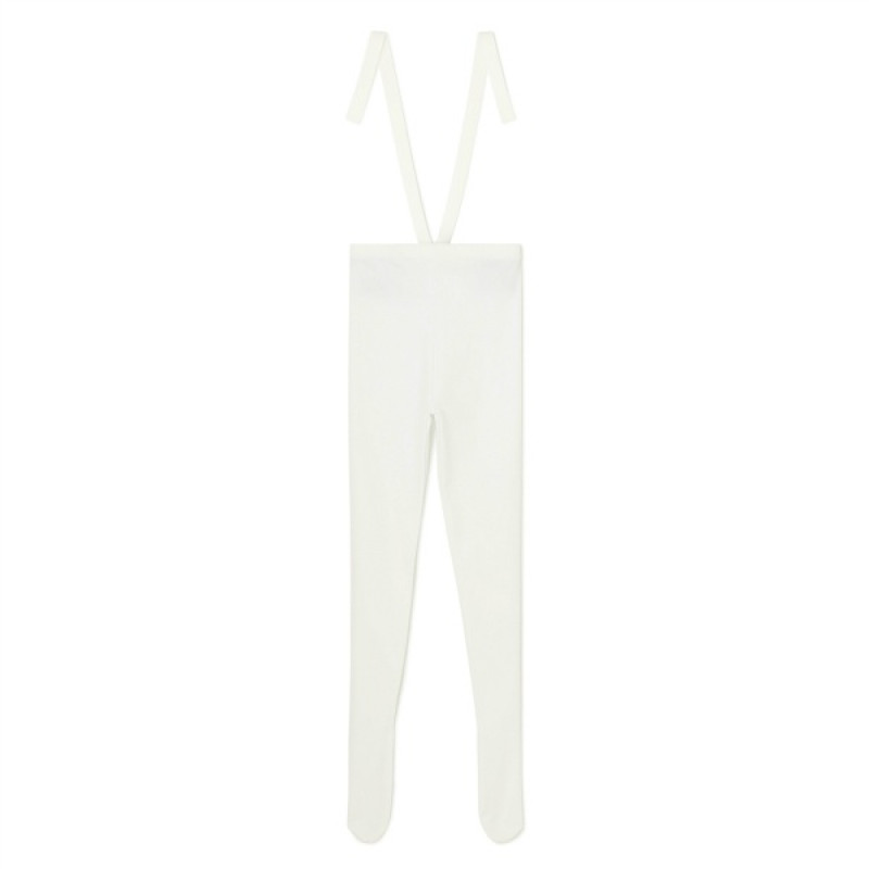 ボーイズタイツ（フーター・肩ゴム付）(ホワイト-110J)