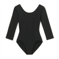 丸首7分袖レオタード（ロイヤルスムース） 商品ページ | チャコット