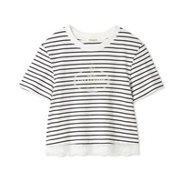 【SNIDEL】カットソー(ボーダー-フリー)