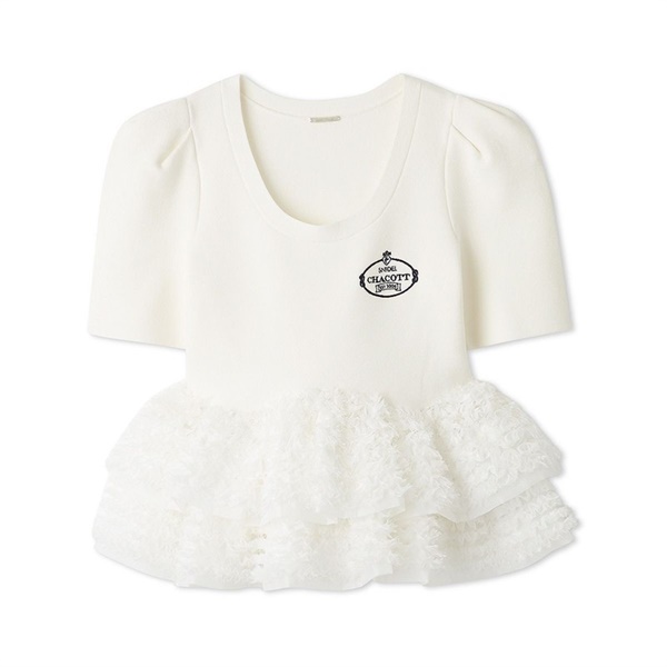 【SNIDEL】プルオーバー(ホワイト-フリー)