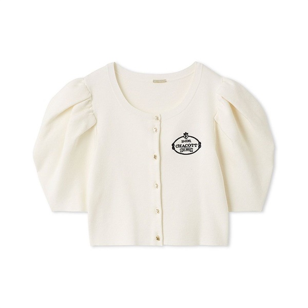 【SNIDEL】ニットカーディガン(ホワイト-フリー)