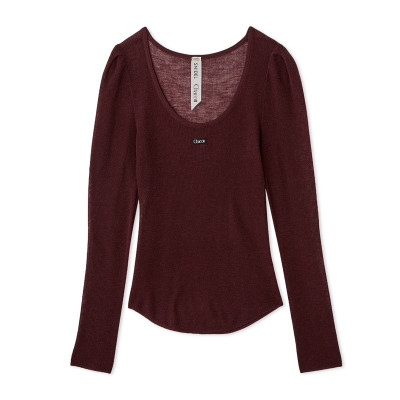 シアーリブニット