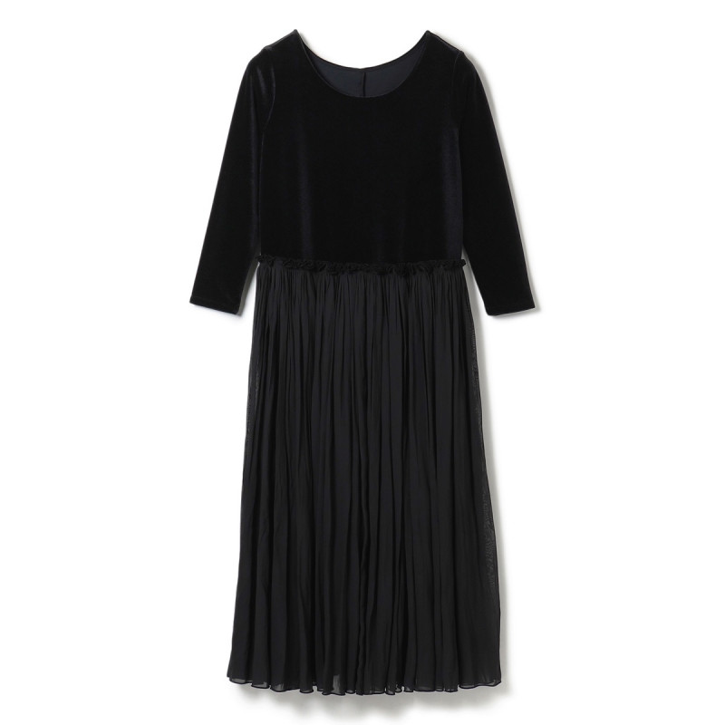 ★ｖｅｌｏｕｒ　ｃｏｍｂｉ　ｄｒｅｓｓ(ブラック（ロベット）-M)