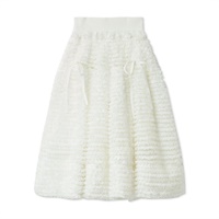 【SNIDEL】ボリュームスカート(オフホワイト-M)