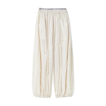 【SNIDEL】レースパンツ(オフホワイト-S)