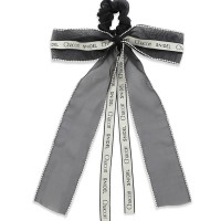 リボンシュシュ(ブラック-フリー)