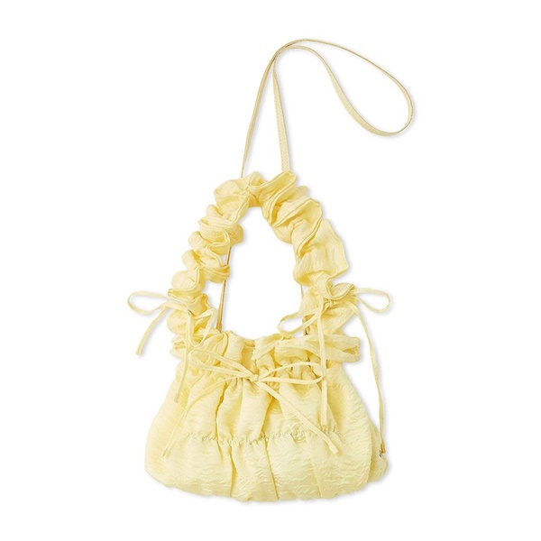 【SNIDEL】ギャザーバッグ(カナリア-フリー)