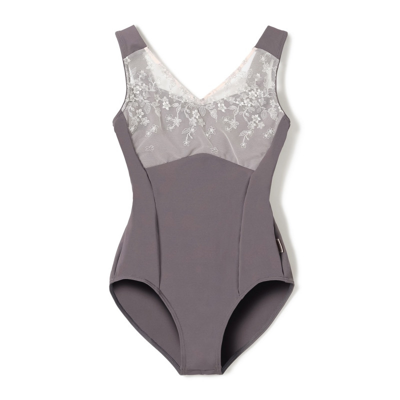 チャコット NELAライン ノースリーブレオタード ブラック M ◎【Nela ライン】ジュニア ノースリーブレオタード / Chacott