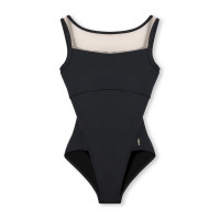 ノースリーブレオタード(ブラック-SS)