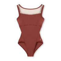 ノースリーブレオタード(カッパーブラウン-SS)