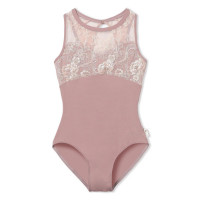 【Nela ライン】ジュニア レオタード(ヨーロピアンピンク-130)