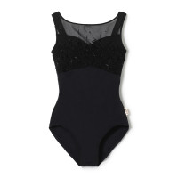 ★ノースリーブレオタード(ブラック-S)