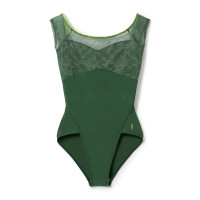 ★フレンチスリーブレオタード(エメラルドグリーン-SS)