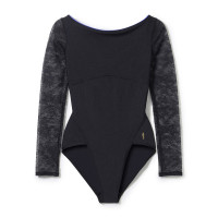 ★ロングスリーブレオタード(ブラック-S)