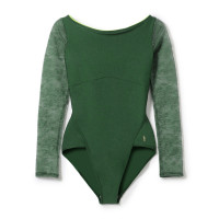 ★ロングスリーブレオタード(エメラルドグリーン-S)