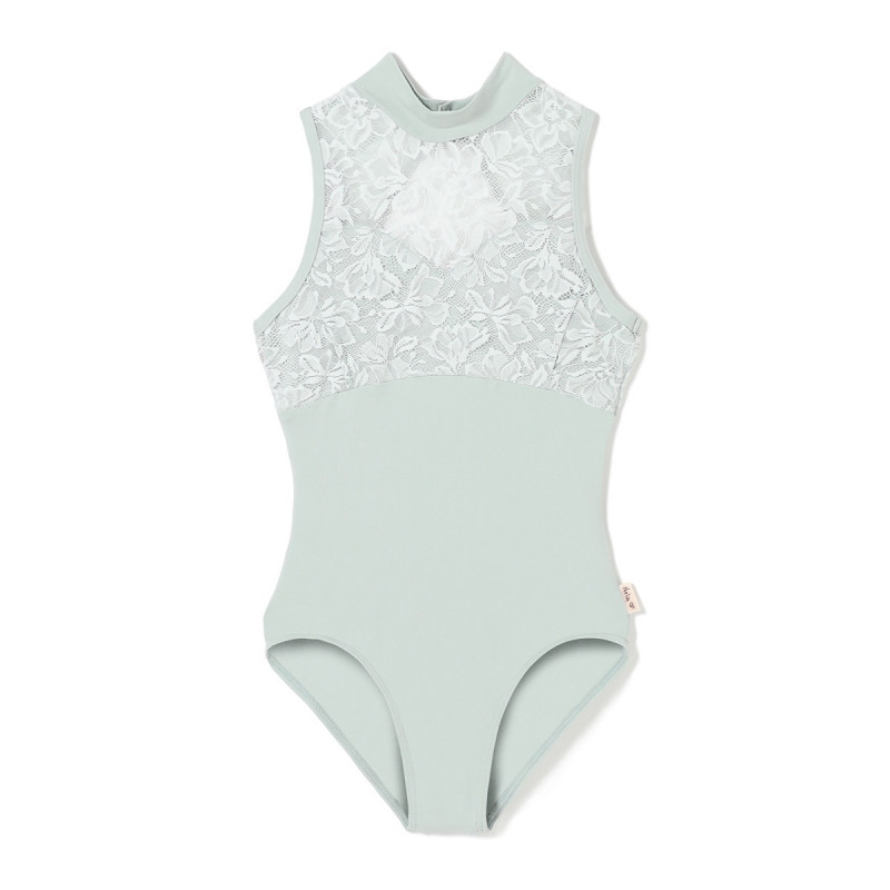 【Nela ライン】ジュニア ハイネックレオタード