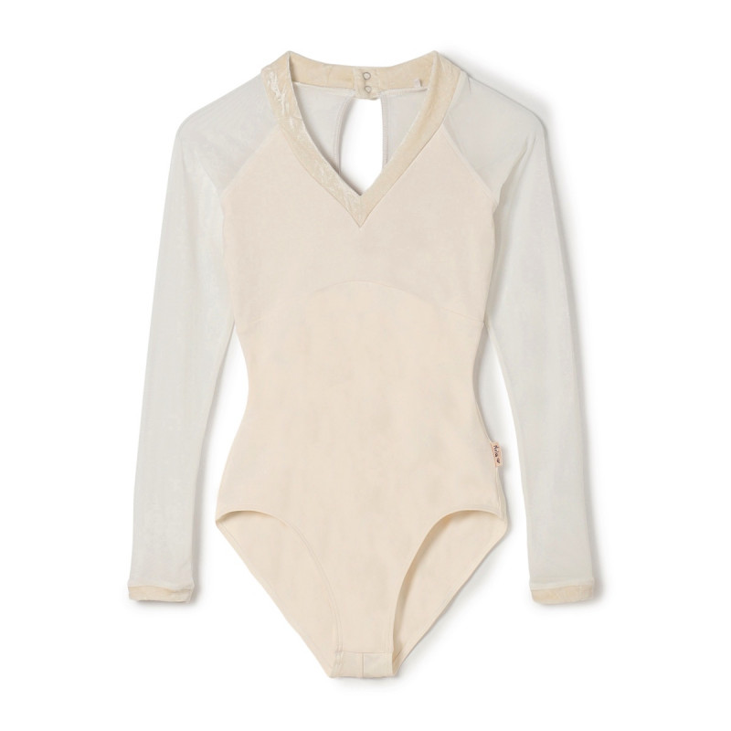 ★ロングスリーブレオタード(オフホワイト-S)