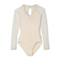 ★ロングスリーブレオタード(オフホワイト-S)