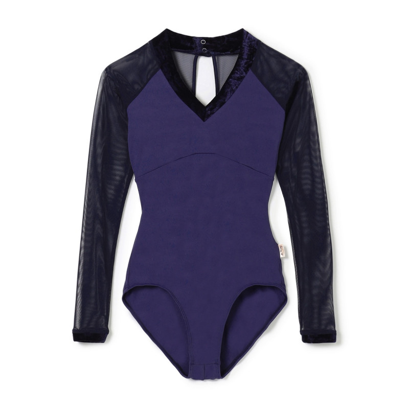 ★ロングスリーブレオタード(ネイビー-S)