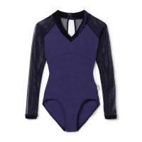 ★ロングスリーブレオタード(ネイビー-S)