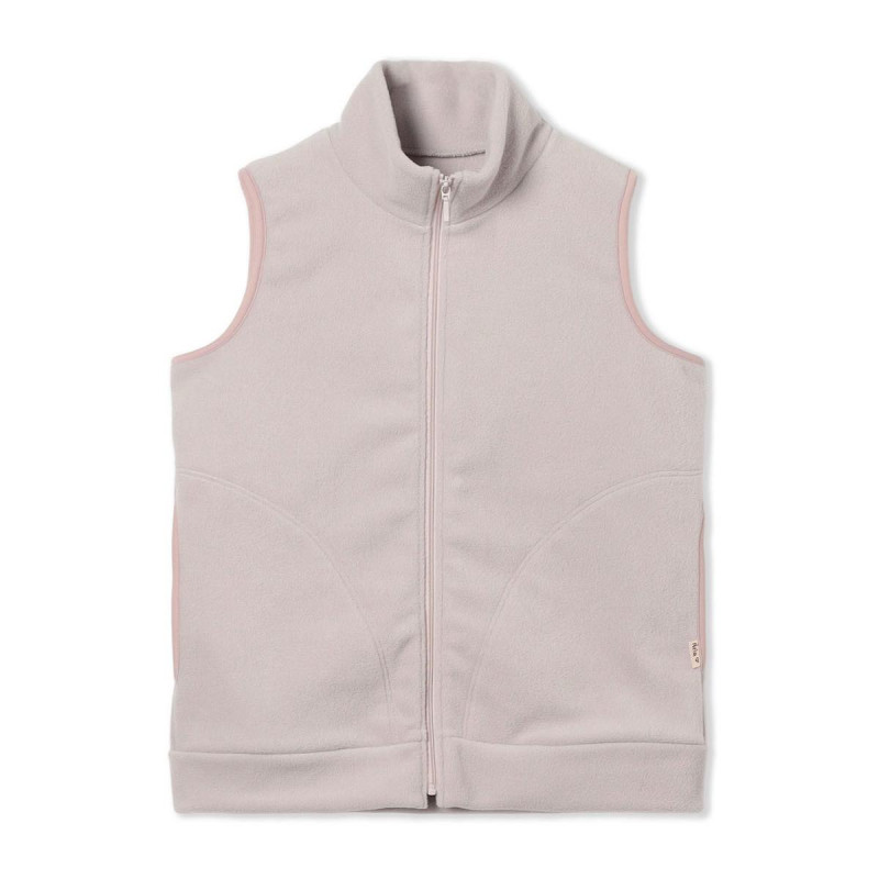 【Nela ライン】ベスト(パールグレー-M)