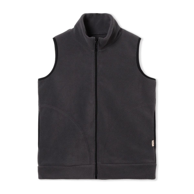 【Nela ライン】ベスト(チャコルグレー-M)