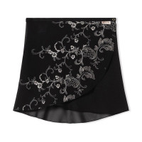 【Nela ライン】ジュニア スカート(ブラック-140)