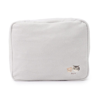 【Nela ライン】ポーチ(パールグレー--)