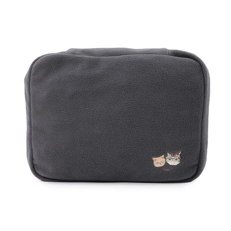 【Nela ライン】ポーチ(チャコルグレー--)