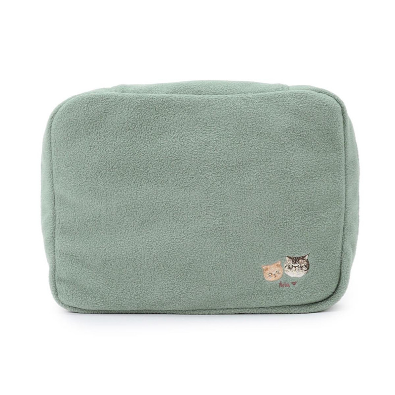 【Nela ライン】ポーチ(グリーン--)