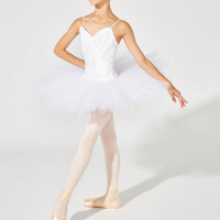 クラシックチュチュ（ジュニア）(ホワイト-4R)