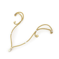 前垂れティアラ(ゴールド--)