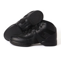 ダンススニーカー【ミドルカット】(ブラック-22.0)