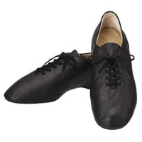 フルソールジャズシューズ(レザーソール)22.0～25.0cm(ブラック-22.0)