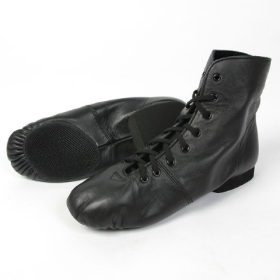 ミドルカットプリーツジャズシューズ(ラバーソール）22.0～25.0ｃm