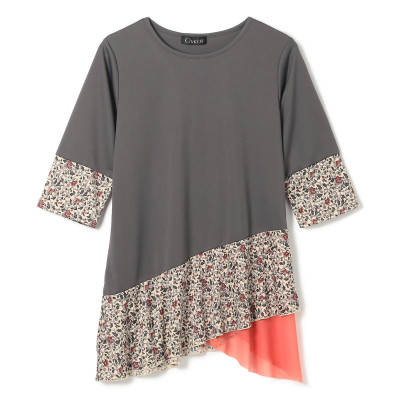 グレー L の画像