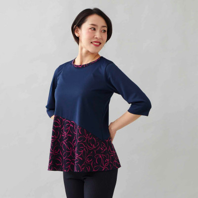 プリントコンビTシャツ