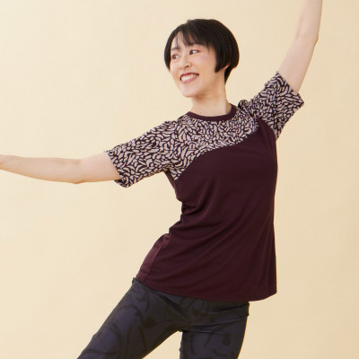 プリントコンビTシャツ