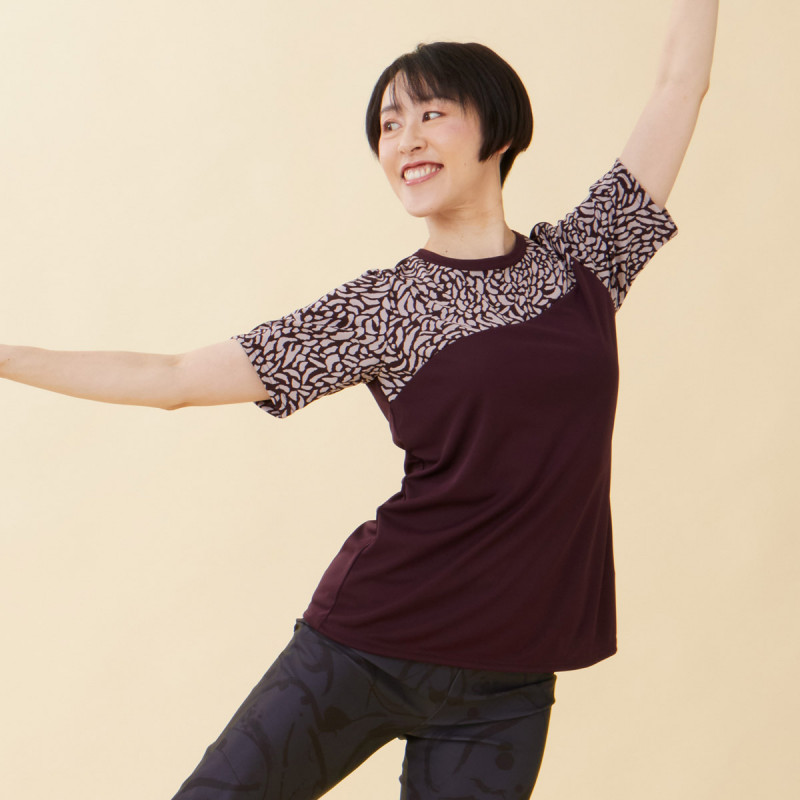 プリントコンビTシャツ