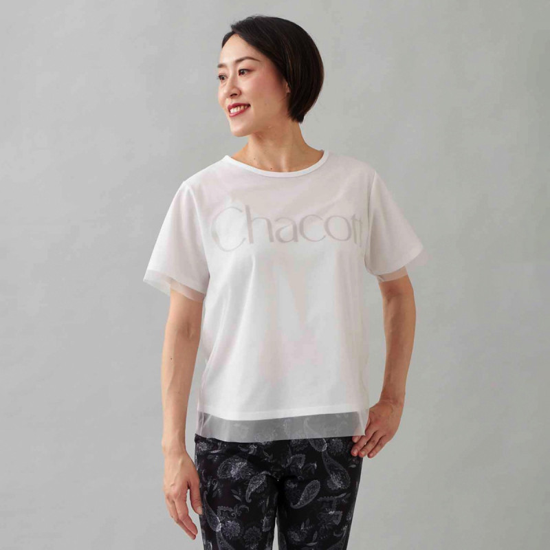 ★チュールレイヤードＴシャツ