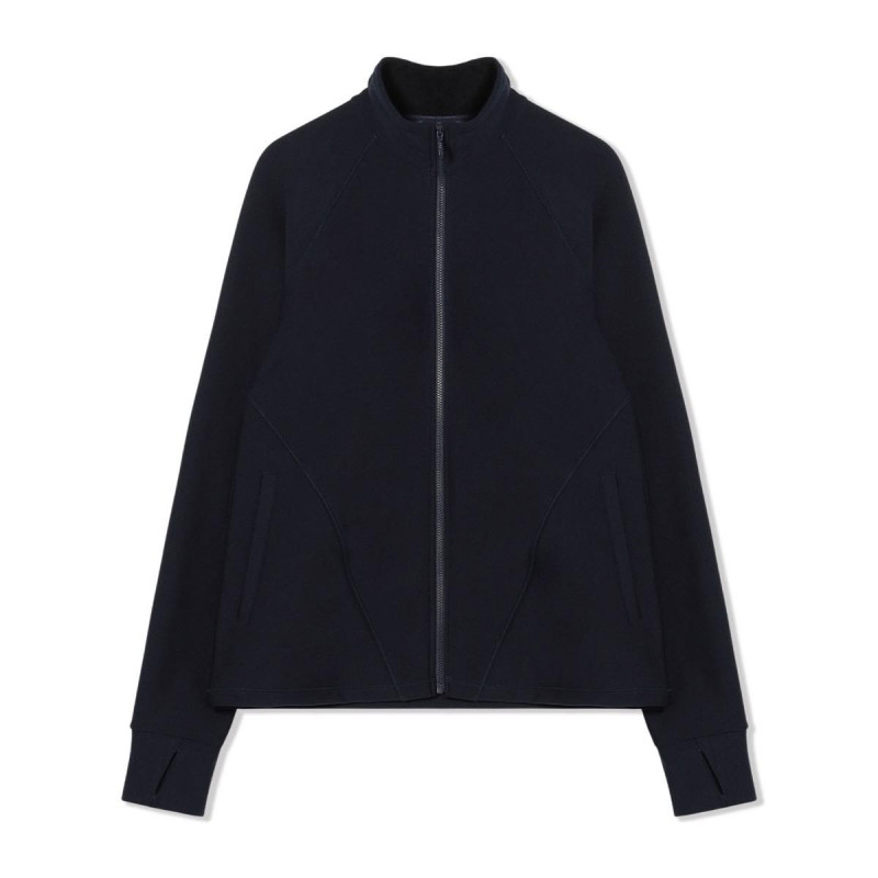 ハイネックウォームジャケット(ネイビー-M)