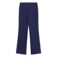 デニムウォームブーツカットパンツ(ネイビー-S)