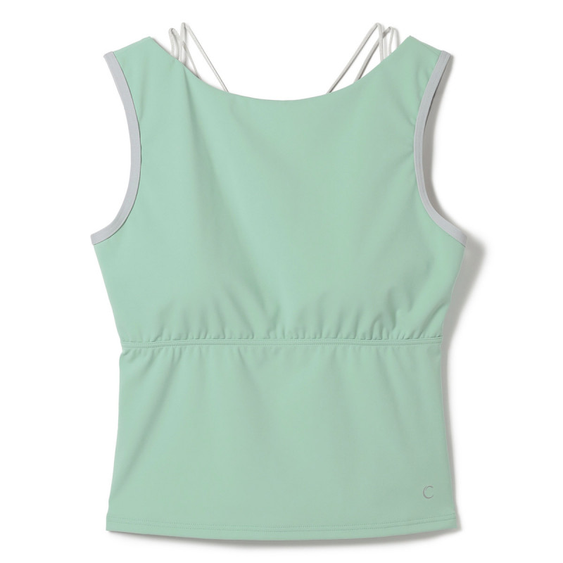 ★ホットヨガトップ(アクアグリーン-M)